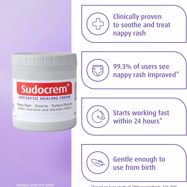 Sudocrem baby rash relief cream