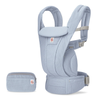 Ergobaby Omni Deluxe Baby Carrier - Lightweight Newborn to Toddler Carrier with Breathable Soft Mesh, Enhanced Lumbar Support, Adjustable Waistbelt & Cross Straps, Privacy Hood, 4 Carry Positions, 6 Storage Pockets, 3-20Kgs, Birth - 4 Years, Serene Blue - Dezine Kids