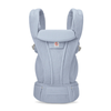 Ergobaby Omni Deluxe Baby Carrier - Lightweight Newborn to Toddler Carrier with Breathable Soft Mesh, Enhanced Lumbar Support, Adjustable Waistbelt & Cross Straps, Privacy Hood, 4 Carry Positions, 6 Storage Pockets, 3-20Kgs, Birth - 4 Years, Serene Blue - Dezine Kids