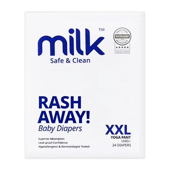 Milk Baby Diaper Yoga Pants, Size XXL, 24 Pcs, 18 To 25 KG - Dezine Kids