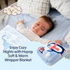 Hopop Soft & Warm Baby Blanket, Cozy, Lightweight & Gentle on Skin