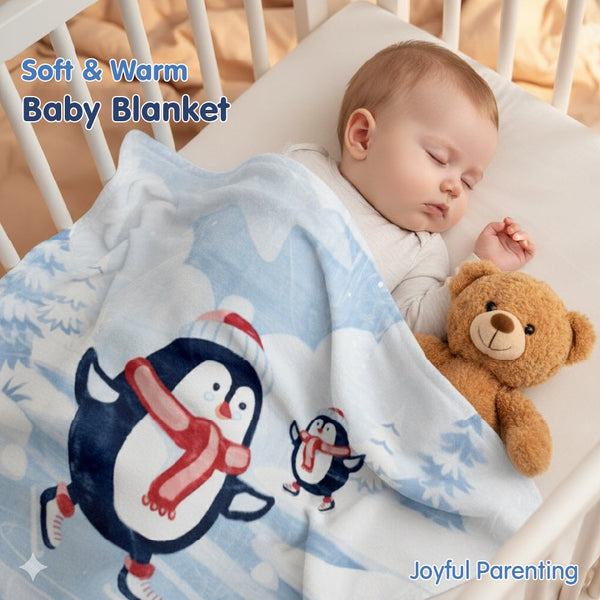 Hopop Soft & Warm Baby Blanket, Cozy, Lightweight & Gentle on Skin