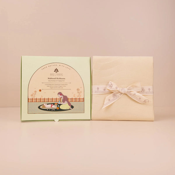 Makhmali Bichhauna Baby Sleeping And Changing Sheet - dezinekids.com