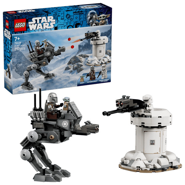 Lego Star Wars: The Mandalorian and Grogu AT-RT Attack Toy Building Set