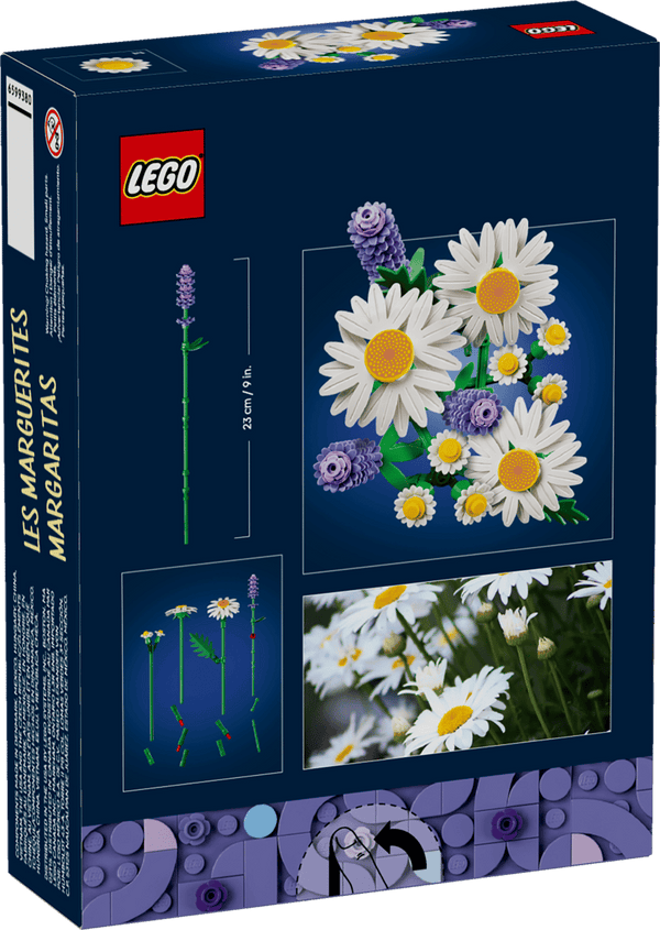 Lego Botanicals Daisies Flower Decor Building Set for Kids - Dezine Kids