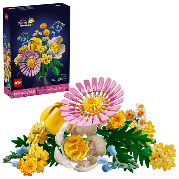 Lego Botanicals Petite Sunny Bouquet Flower Decor Set 9Y+ - Dezine Kids
