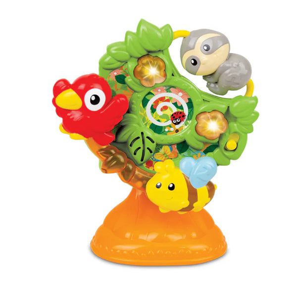 Winfun Jungle Friends Spinning TreeInteractive Toy with Suction Cup - Dezine Kids