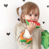Cathy The Carrot Natural Rubber Teether - dezinekids.com