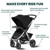 Chicco Bravo Stroller - Black - Dezine Kids