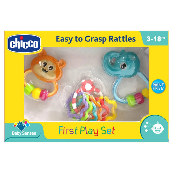 Chicco First Play Rattle Gift Set 3 Pcs