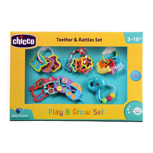 Chicco Play & Grow Rattle Gift Set 5 Pcs - Dezine Kids