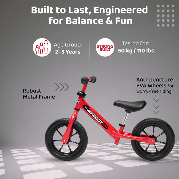 Chicco Speedy Balance Bike - Red - Dezine Kids