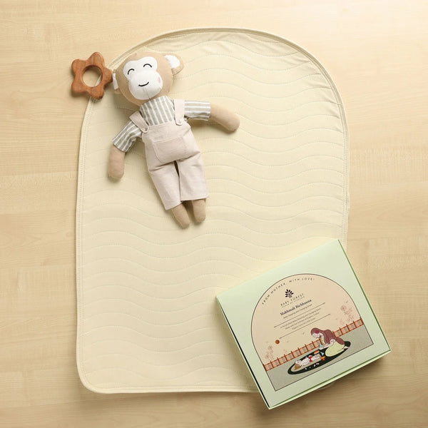 Makhmali Bichhauna Baby Sleeping And Changing Sheet - dezinekids.com