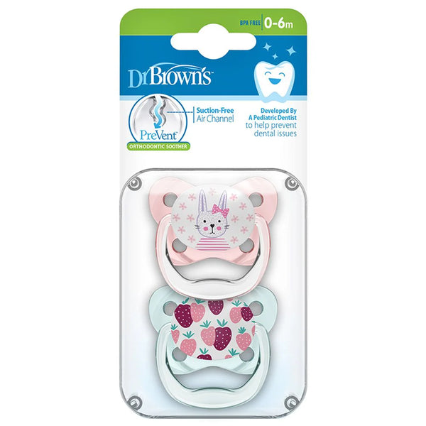 Prevent Butterfly Soother - Stage 2, Blue, 2-Pack Blue 6M to 12M
