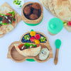 Eco rascals Bamboo Car Suction Plate - Green