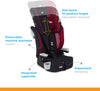 Joie Elevate Baby Car Seat, Group 1, 2, 3 Car Seat for Baby 1 to 12 Years - Cherry - Dezine Kids