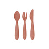 Happy Utensils for Toddlers(Spoon, Fork & Knife) - Sienna