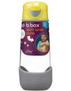 B.Box Tritan Sport Spout Bottle for Kids, 600 ml - Lemon Sherbet Yellow Grey