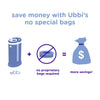 Ubbi Diaper Pail - Ivory - Dezine Kids