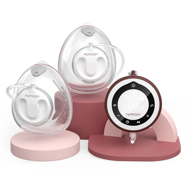 Momcozy V1 Pro Hospital Grade Double Wearable Breast Pump - Red