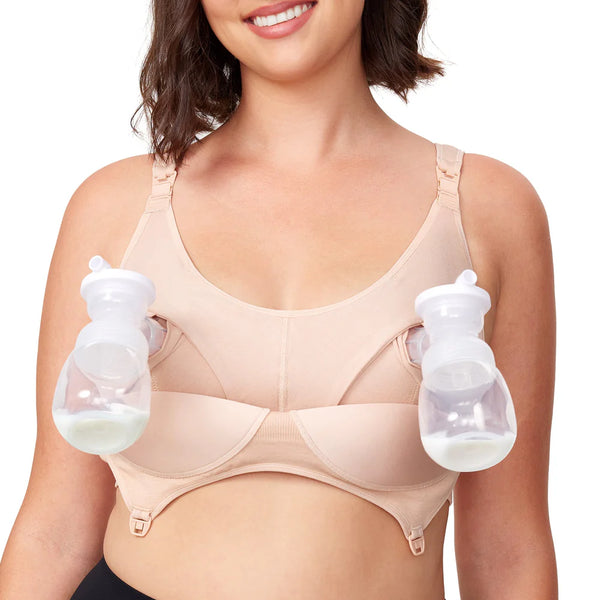 Momcozy Maternity Accessory 4 in 1 Hands Free Pumping Bra - Skin