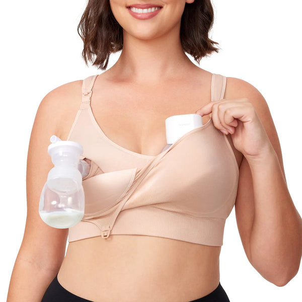 Momcozy Maternity Accessory 4 in 1 Hands Free Pumping Bra - Skin