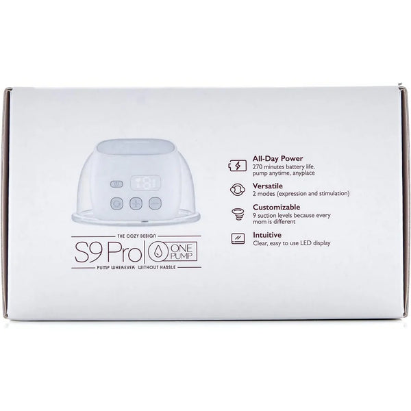Momcozy S9 Pro Single Hands Free Breast Pump - Grey