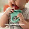Frida Baby Push Pop Feeder, BPA Free, Dishwasher Safe - Teal