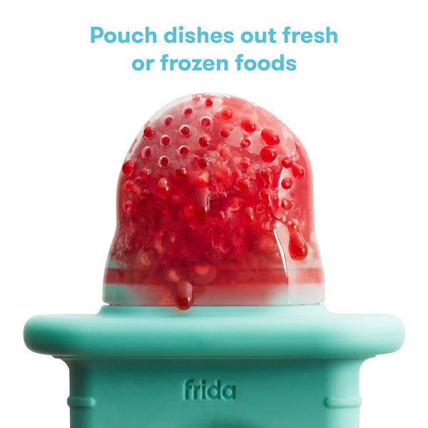 Frida Baby Push Pop Feeder, BPA Free, Dishwasher Safe - Teal