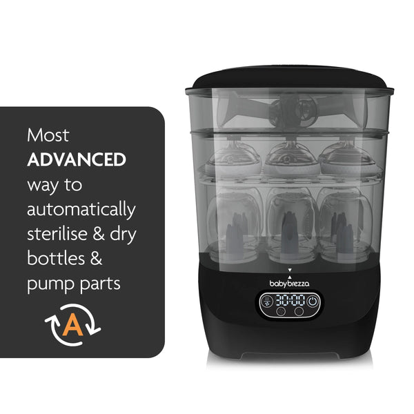 Baby Brezza Steriliser Dryer Advanced Black - Dezine Kids