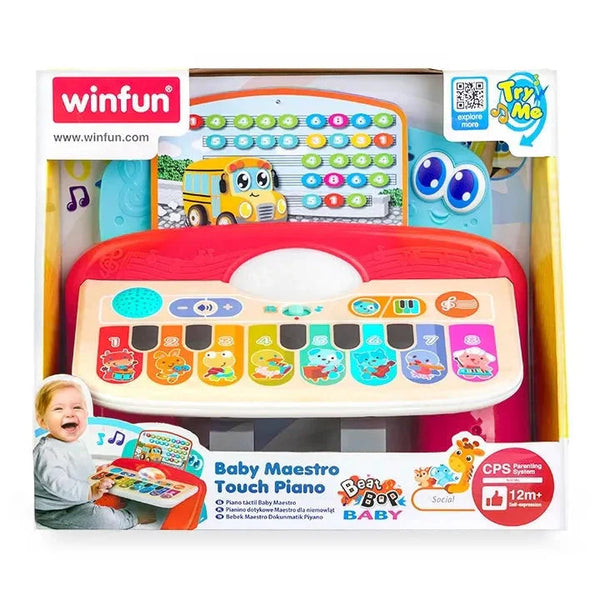 Winfun Baby Maestro Touch Piano8 Key SoftTouch Keyboard - Dezine Kids