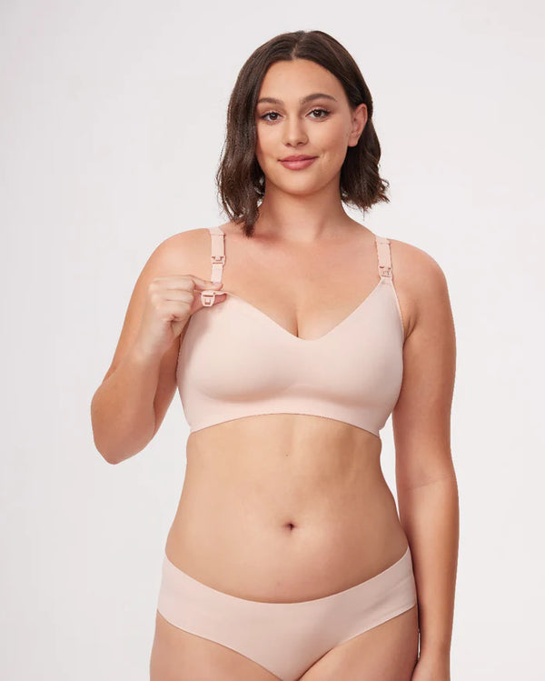 Momcozy Maternity Accessory YN21 Nursing Bra - Skin