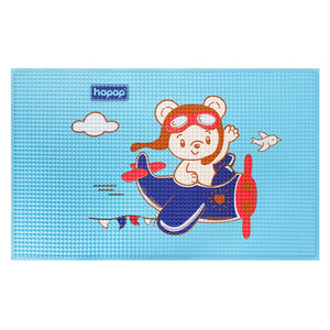 Hopop Multipurpose Baby Massage Mat,Waterproof Diaper Changing Mat - Plane