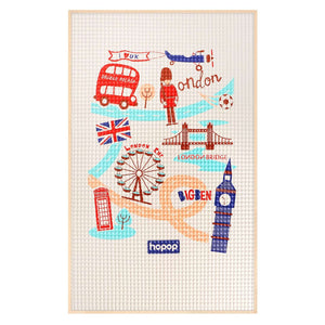 Hopop Multipurpose Baby Massage Mat,Waterproof Diaper Changing Mat - London