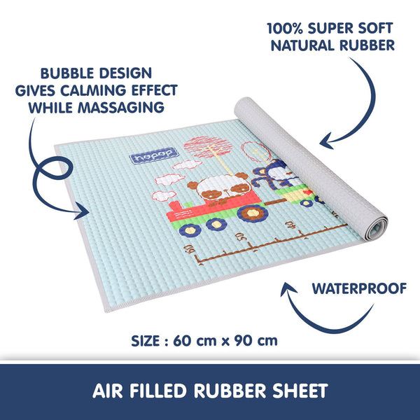 Hopop Multipurpose Baby Massage Mat,Waterproof Diaper Changing Mat - Train