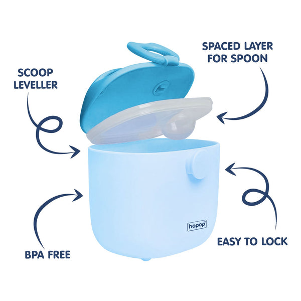 Hopop Milk Powder & Multi-Purpose Food Container -210 ml - Dezine Kids