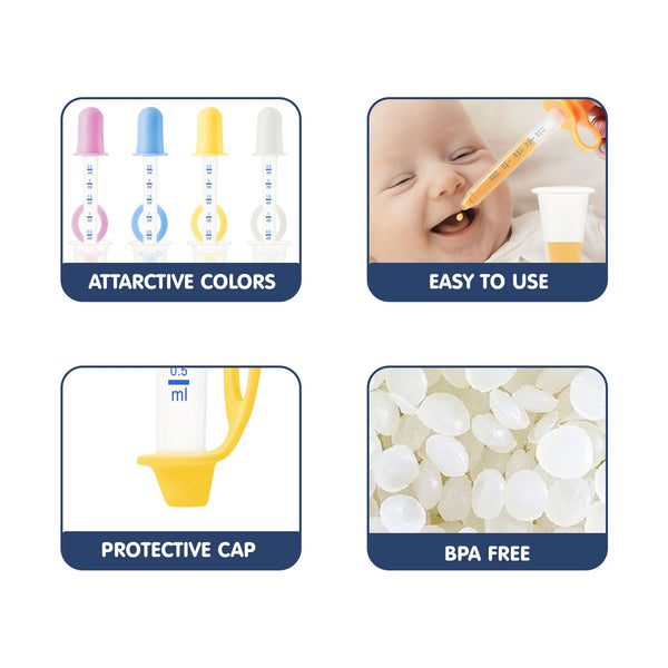 Hopop Medicine Dropper & Dispenser – Accurate, Safe & Easy to Use - Dezine Kids