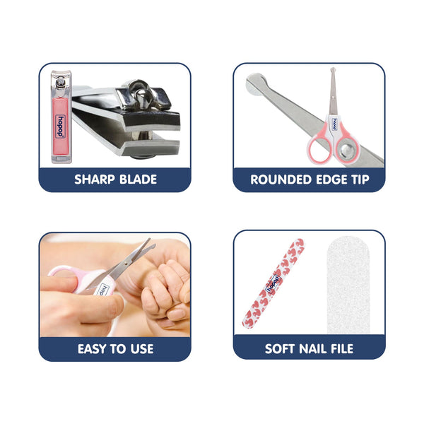 Hopop Safety Nail Care Set for Babies – Gentle & Easy Grooming Kit - Dezine Kids