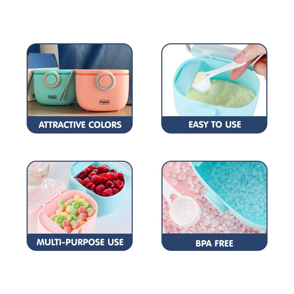 Hopop Milk Powder & Multi-Purpose Food Container – 170 ml - Dezine Kids