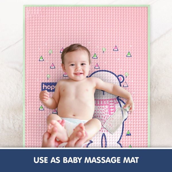 Hopop Multipurpose Baby Massage Mat,Waterproof Diaper Changing Mat - Bear