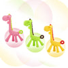 Hopop Silicone Giraffe Teether for Baby – Safe & Soothing Teething Toy - Dezine Kids