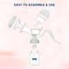 Hopop Manual Breast Pump - Gentle, Portable & Efficient - Dezine Kids