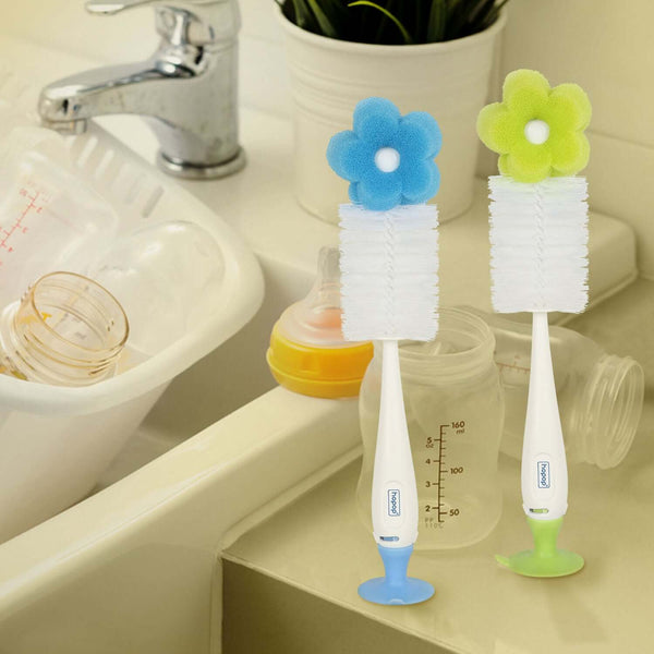 Hopop Bottle & Nipple Sponge Cleaning Brush - Dezine Kids