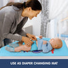 Hopop Multipurpose Baby Massage Mat,Waterproof Diaper Changing Mat - Plane