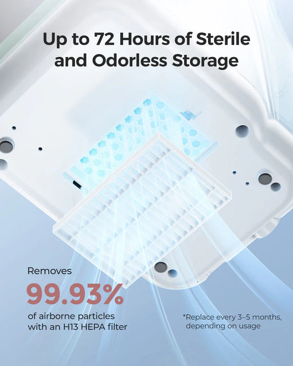 Momcozy KleanPal Pro Baby Bottle Washer and Sterilizer, One Touch Operation, 9 Cleaning Mode