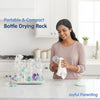 Hopop Portable Baby Bottle Drying Rack, Compact & Travel Friendly - Dezine Kids