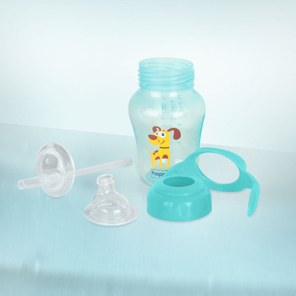Hopop Spill-Proof Sipper Cup with Spout & Straw – 210 ml - Dezine Kids