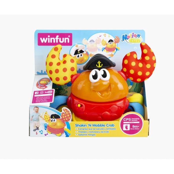 Winfun Shakin 'N Wobble CrabSideways Walking Musical Toy - Dezine Kids