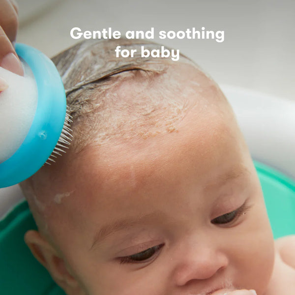 Frida Baby The 3-Step Cradle Cap System, DermaFrida The FlakeFixer - White & Blue