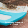 Frida Baby The 3-Step Cradle Cap System, DermaFrida The FlakeFixer - White & Blue